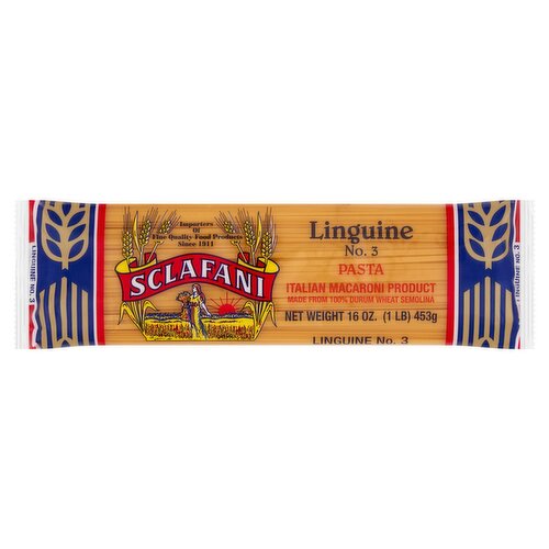 Sclafani Linguine No. 3 Pasta, 16 oz