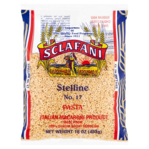 Sclafani Stelline No. 17 Pasta, 16 oz