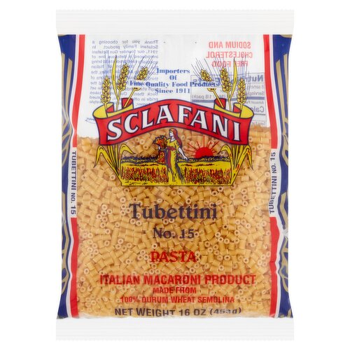 Sclafani Tubettini No. 15 Pasta, 16 oz