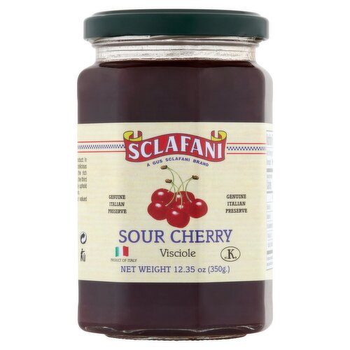 Sclafani Sour Cherry Preserve, 12.35 oz