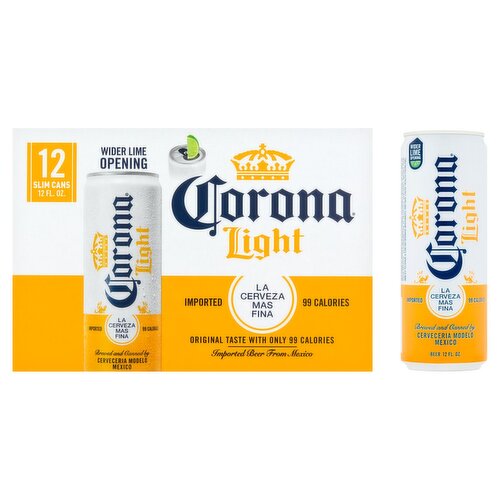Corona Light Beer, 12 fl oz, 12 count