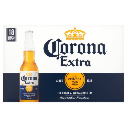 Corona Extra Beer, 18 count, 12 fl oz