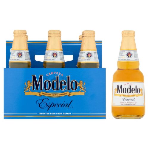 Modelo Especial Beer, 12 fl oz, 6 count