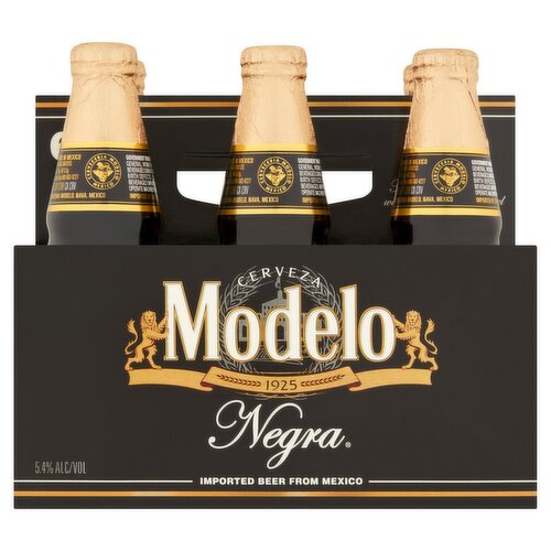 Modelo Negra Beer, 6 count, 12 fl oz