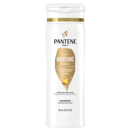 Pantene Pro-V Daily Moisture Renewal Shampoo, 12 oz/355 mL