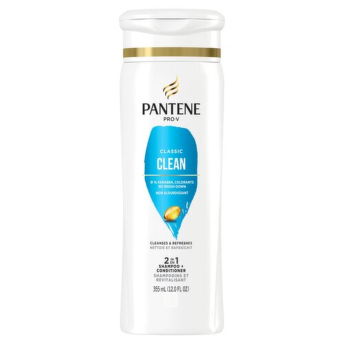 PANTENE PRO-V Classic Clean 2in1 Shampoo + Conditioner, 12.0oz