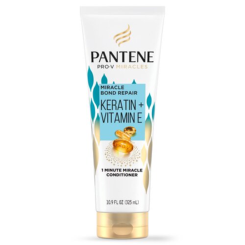Pantene Pro-V Miracles Bond Repair Keratin + Vitamin E 1 Minute Miracle Conditioner 10.9 FL OZ