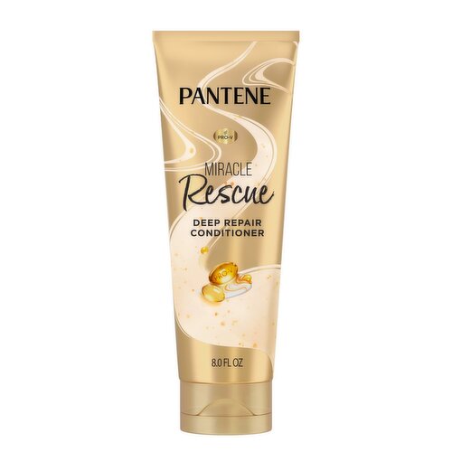 Pantene Pro-V Miracle Rescue Deep Repair Conditioner with Melting Pro-V Pearls, transforms hair, so