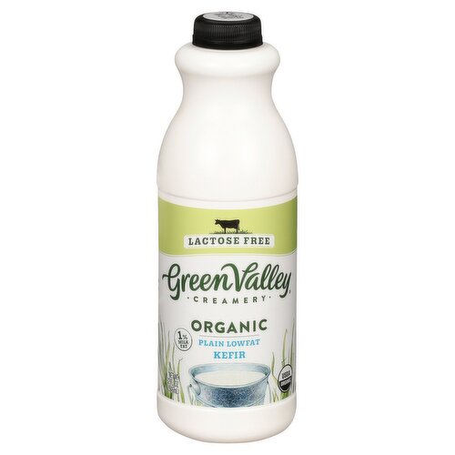 Green Valley Lactose Free Organic Plain Lowfat Kefir, 32 fl oz