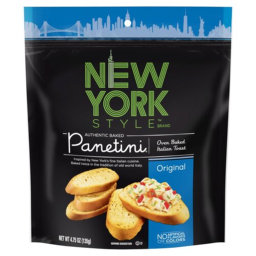 New York Style Authentic Baked Original Panetini, 4.75 oz