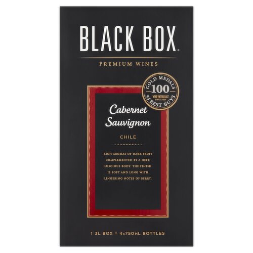 Black Box Cabernet Sauvignon Premium Wines, 3 liter