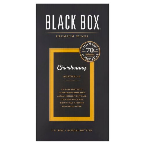 Black Box Chardonnay Premium Wines, 3 liter