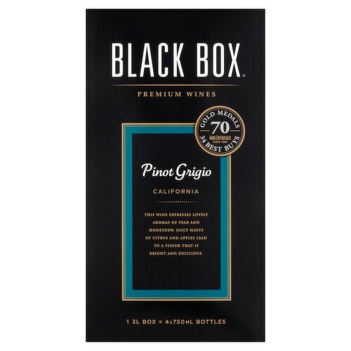 Black Box Pinot Grigio Premium Wines, 3 liter