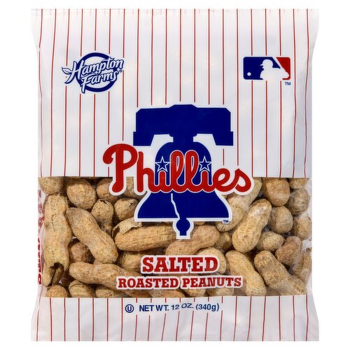Hampton Farms Phillies Salted Roasted Peanuts, 12 oz