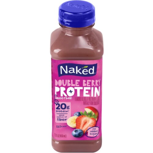 Naked Protein Smoothie Juice Double Berry 15.2 Fl Oz