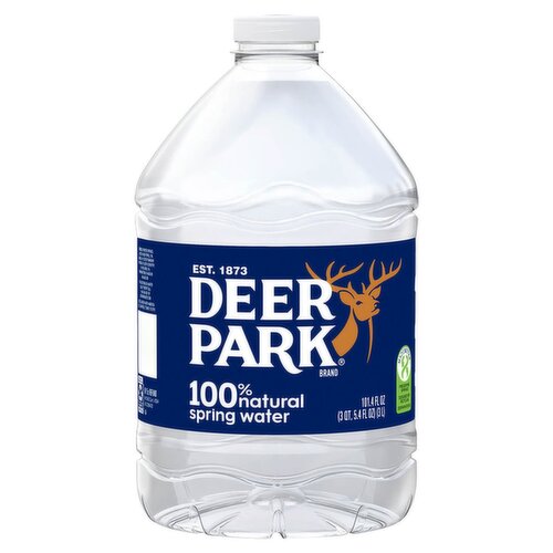 DEER PARK Brand 100% Natural Spring Water, 101.4-ounce plastic jug