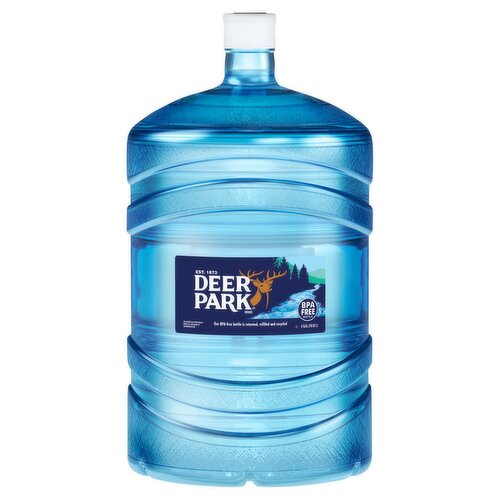 DEER PARK Brand 100% Natural Spring Water, 5-gallon plastic jug