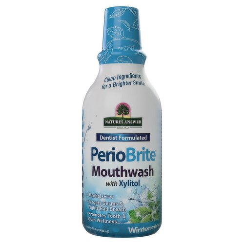 Nature's Answer PerioBrite Wintermint Mouthwash, 16 fl oz