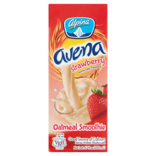 Alpina Avena Strawberry Oatmeal Smoothie, 6.7 fl oz