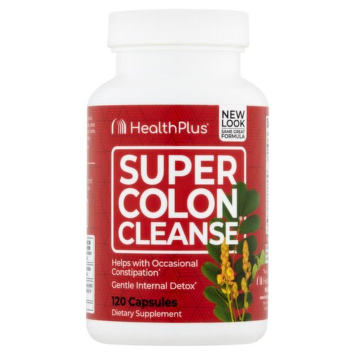 Health Plus Super Colon Cleanse Dietary Supplement, 120 count