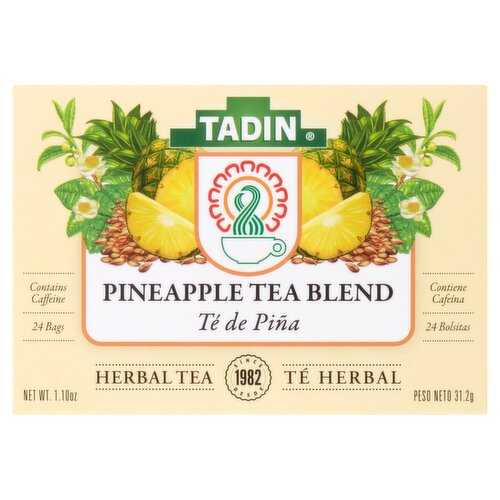 Tadin Pineapple Blend Herbal Tea Bags, 24 count, 1.10 oz