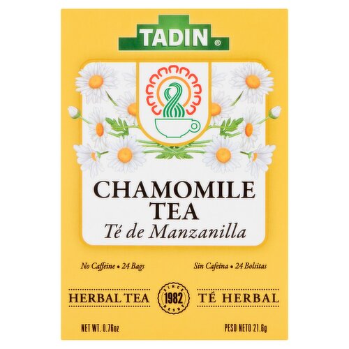 Tadin Chamomile Herbal Tea Bags, 24 count, 0.76 oz