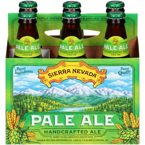 Sierra Nevada Pale Ale - 6 Pack Bottles, 72 fl oz