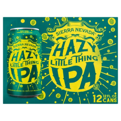 Sierra Nevada Hazy Little Thing IPA, 12 count, 12 fl oz