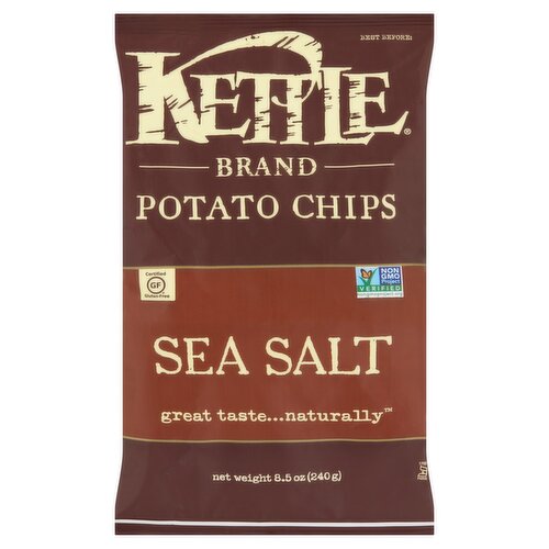 Kettle Brand Sea Salt Potato Chips, 8.5 oz
