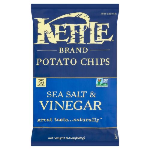 Kettle Brand Sea Salt & Vinegar Potato Chips, 8.5 oz