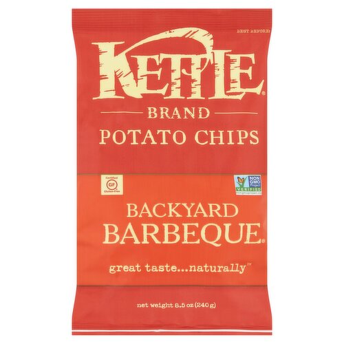 Kettle Brand Backyard Barbeque Potato Chips, 8.5 oz