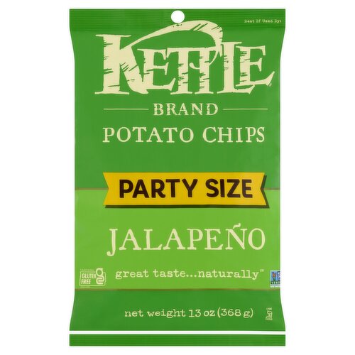 Kettle Brand Jalapeño Potato Chips Party Size, 13 oz