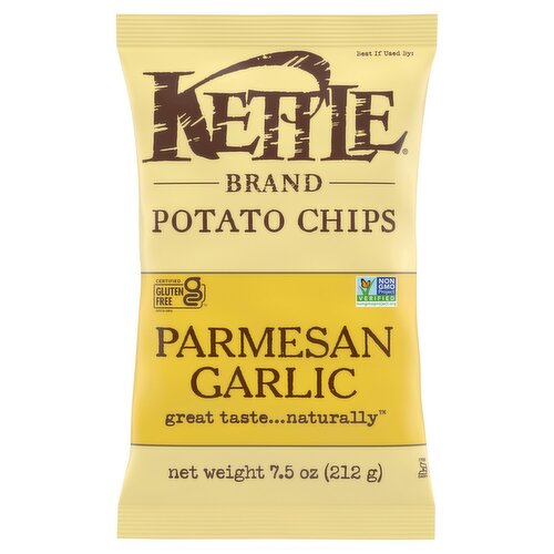 Kettle Parmesan Garlic Potato Chips, 7.5 oz