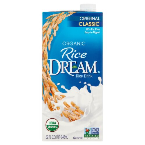 Rice Dream Organic Original Classic Rice Drink, 32 fl oz