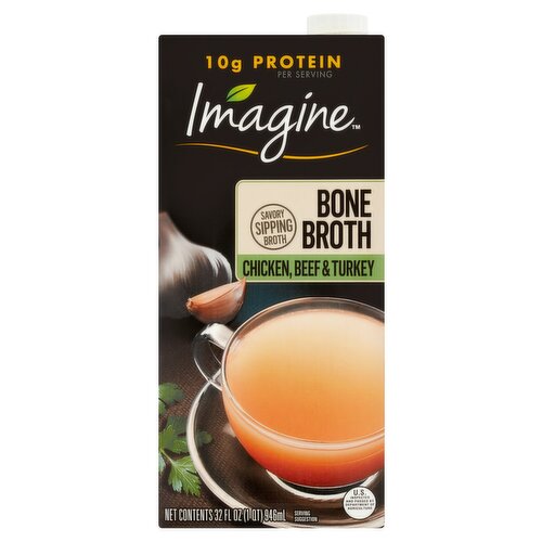 Imagine Chicken, Beef & Turkey Bone Broth, 32 fl oz