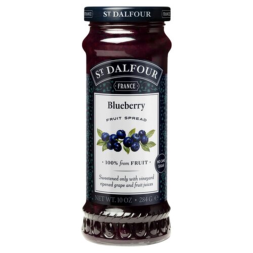 St Dalfour Blueberry Fruit Spread, 10 oz