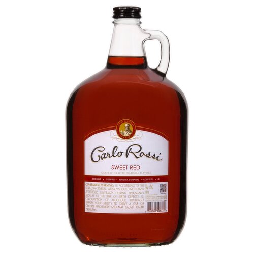 Carlo Rossi Sweet Red Grape Wine, 135.26 fl oz