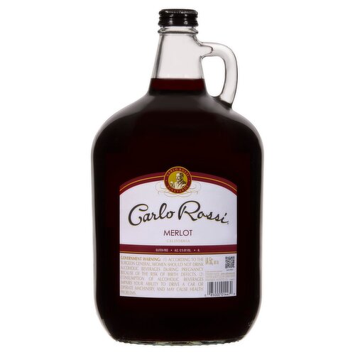 Carlo Rossi California Merlot Wine, 135.26 fl oz