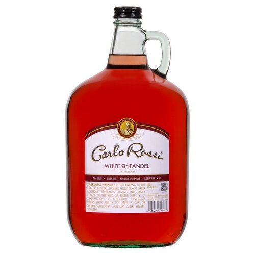 Carlo Rossi California White Zinfandel, 135.26 fl oz
