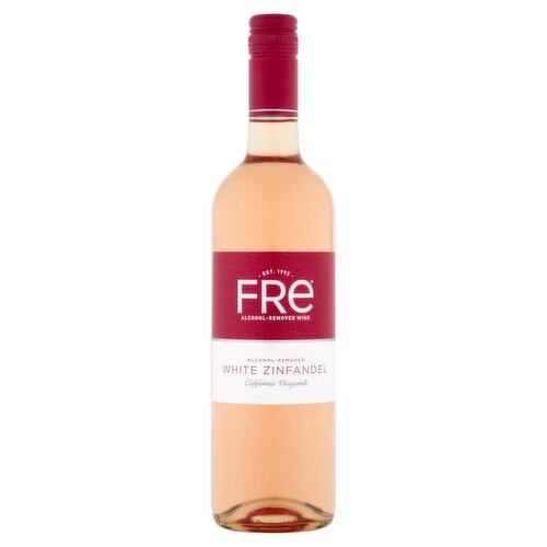 Fre White Zinfandel Alcohol-Removed Wine, 25.4 fl oz