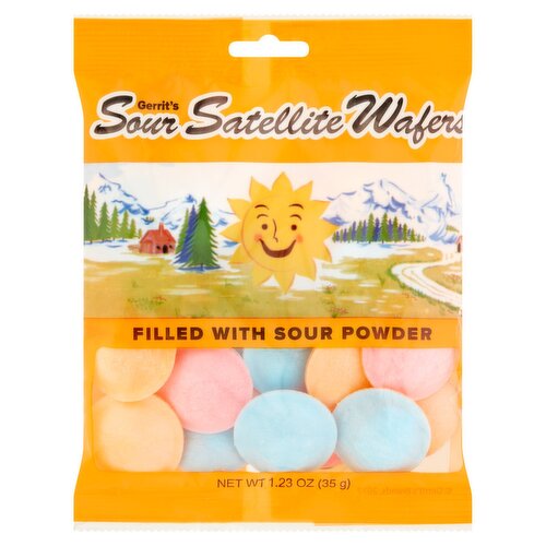 Gerrit's Sour Satellite Wafers, 1.23 oz
