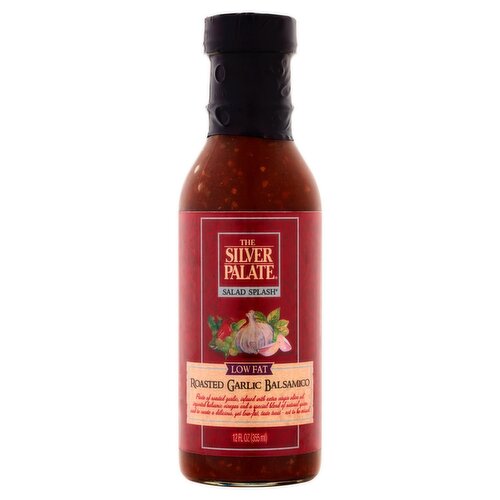 The Silver Palate Salad Splash Low Fat Roasted Garlic Balsamico Dressing, 12 fl oz