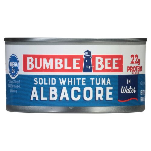 Bumble Bee Solid White Albacore Tuna in Water, 12 oz