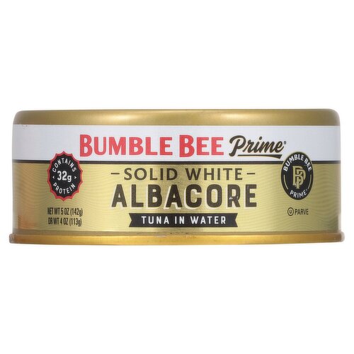 Bumble Bee Prime Solid White Albacore Tuna in Water, 5 oz