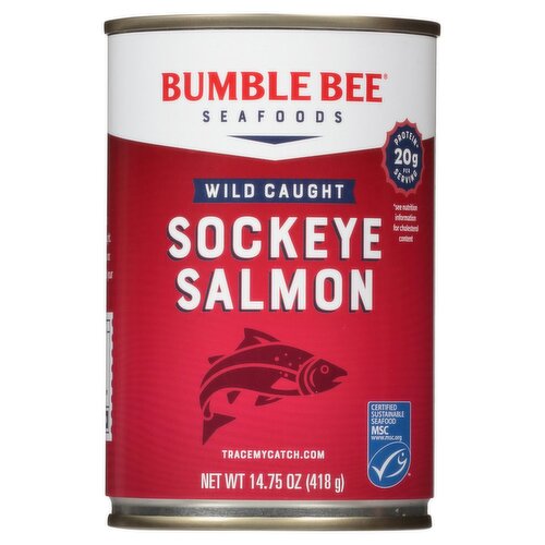 Bumble Bee Seafoods Sockeye Salmon, 14.75 oz