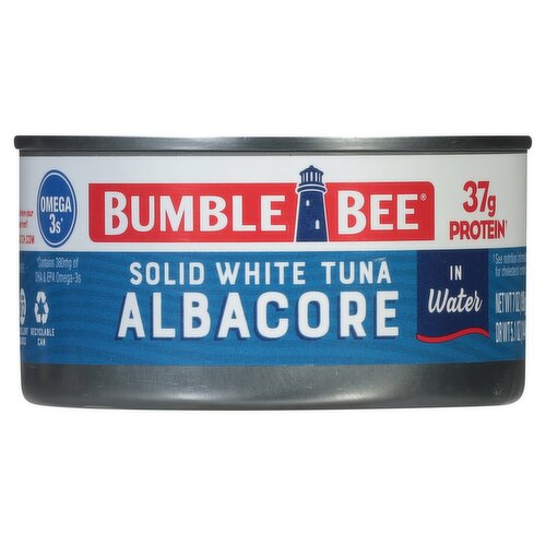 thumbnail image 2 of Bumble Bee Solid White Albacore Tuna In Water – 8 Pack (5 Oz Each) – FREE SHIPPING 2 of 5