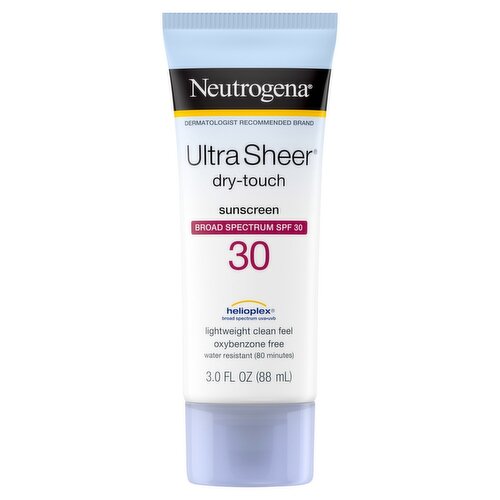 Neutrogena Ultra Sheer Dry-Touch Broad Spectrum Sunscreen, SPF 30, 3.0 fl oz