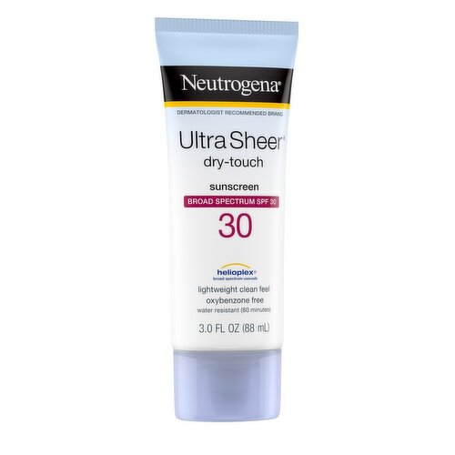 Neutrogena Ultra Sheer Dry-Touch Broad Spectrum Sunscreen, SPF 30, 3.0 fl oz