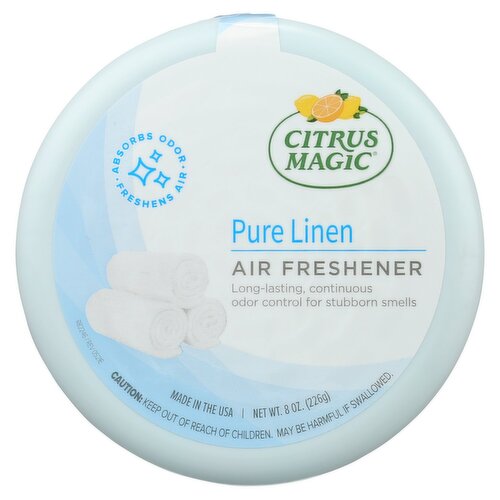 Citrus Magic Pure Linen Solid Air Freshener, 8 oz