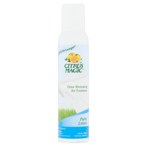 Citrus Magic Pure Linen Odor Eliminating Air Freshener, 3.5 fl oz